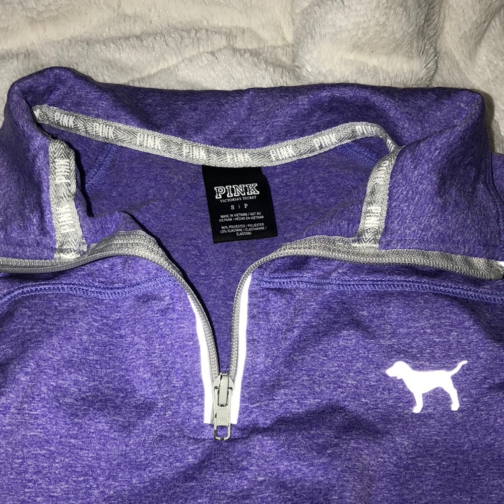 VS Pink Half zip hoodie